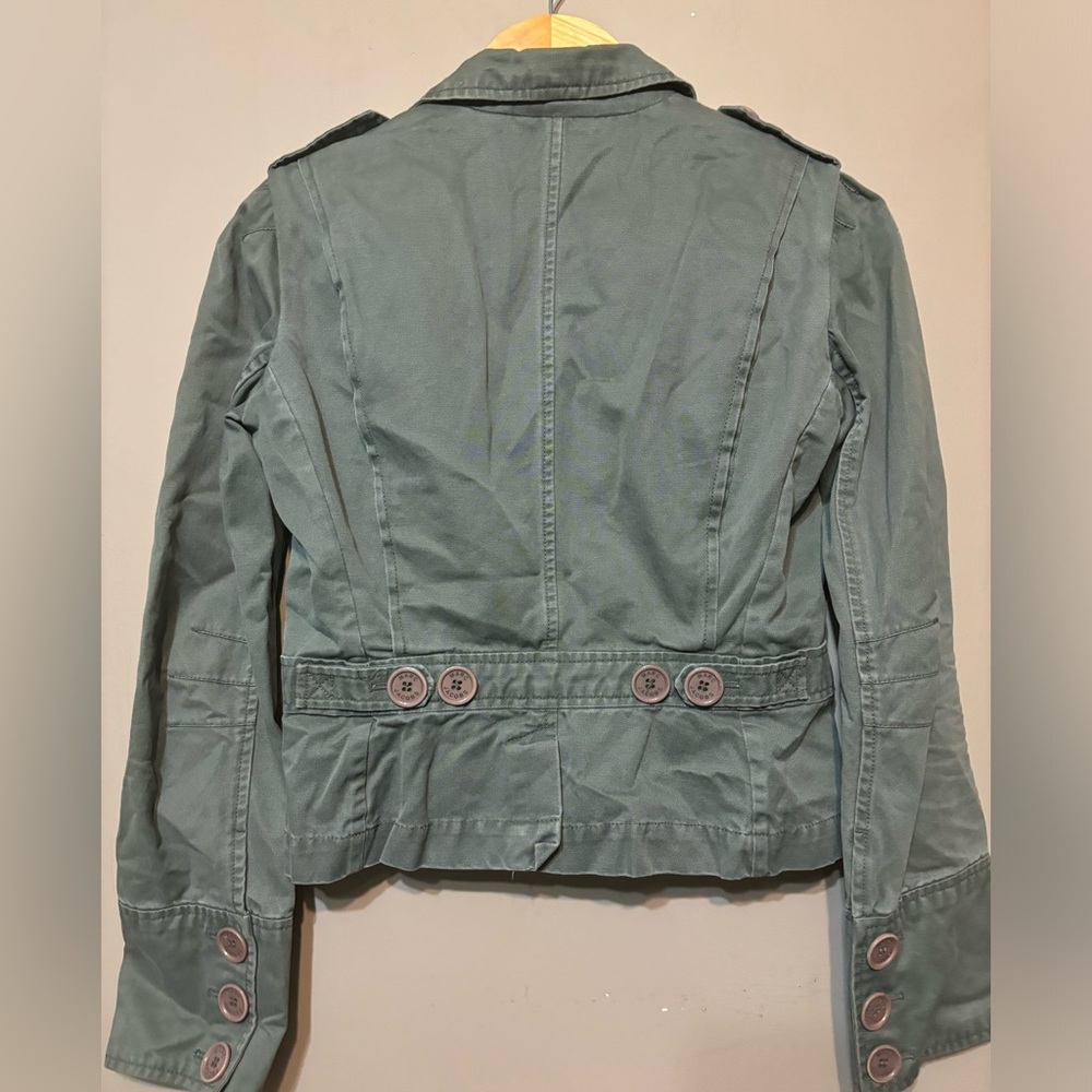 MARC JACOBS Utility Cargo Jacket, Cropped, Army Green - Picture 4 of 8